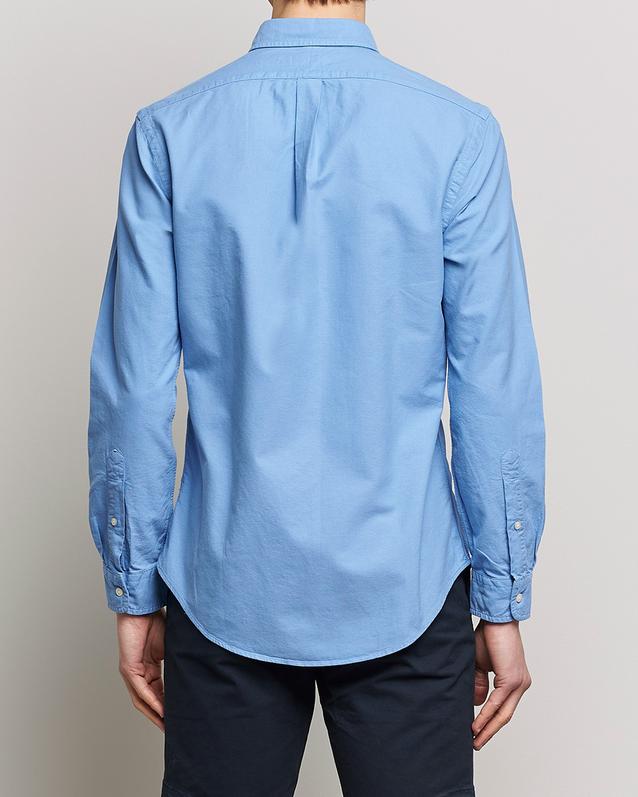 Herr | Skjortor | Polo Ralph Lauren | Slim Fit Garment Dyed Oxford Shirt Blue