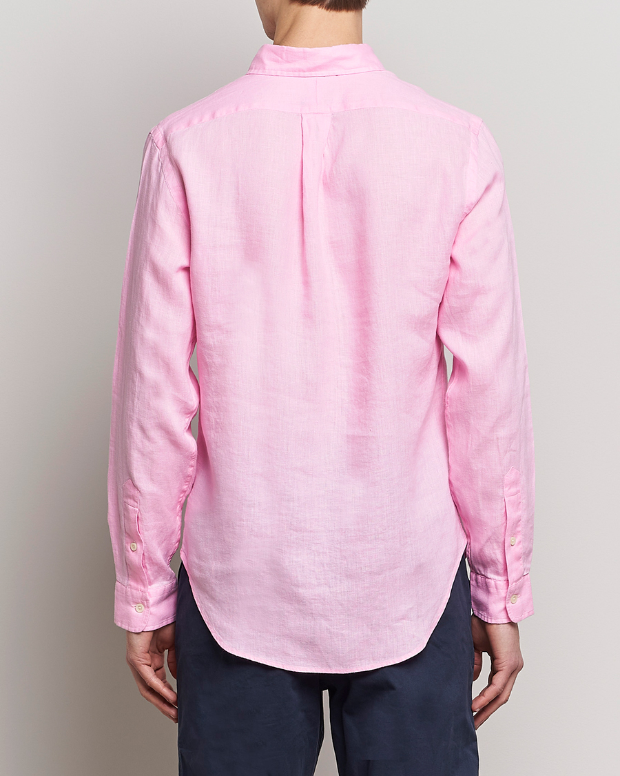 Herr | Skjortor | Polo Ralph Lauren | Slim Fit Linen Button Down Shirt Carmel Pink