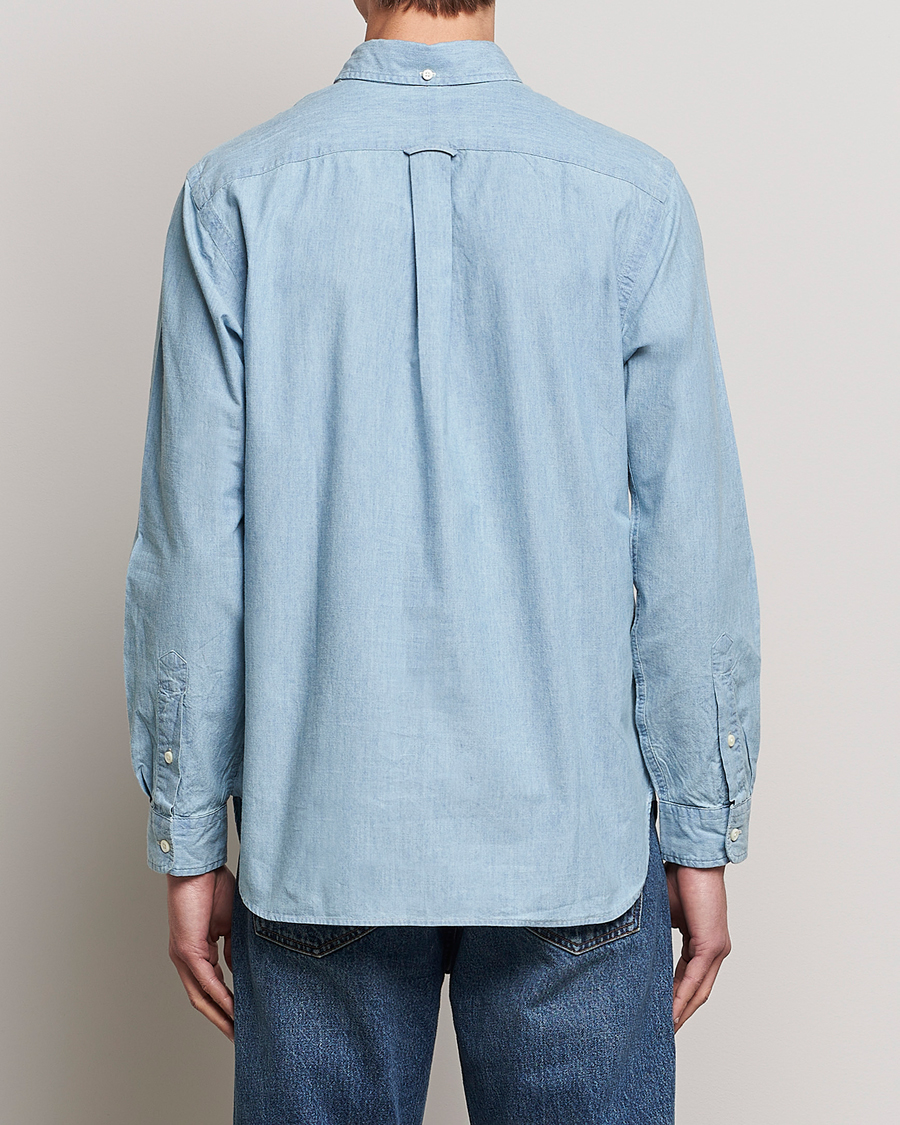 Herr | Skjortor | Polo Ralph Lauren | Chambray Popover Shirt Light Indigo