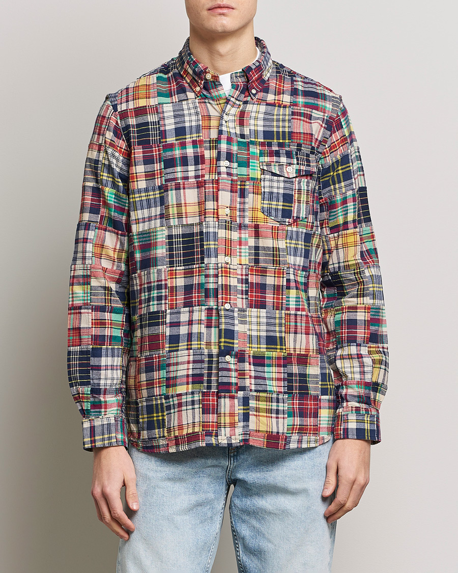 Herr | Skjortjackor | Polo Ralph Lauren | Madras Patchwork Overshirt Multi