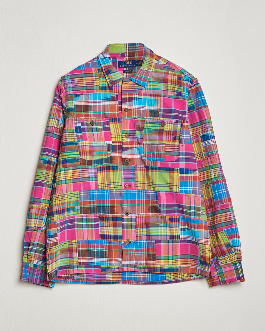 Herr | Skjortor | Polo Ralph Lauren | Madras Checked Overshirt Patchwork