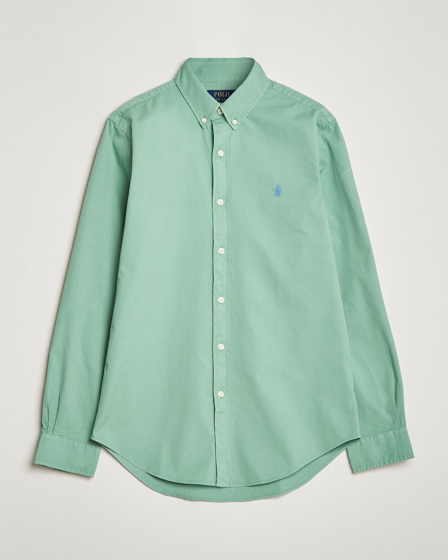 Herr | Skjortor | Polo Ralph Lauren | Slim Fit Twill Shirt Faded Mint
