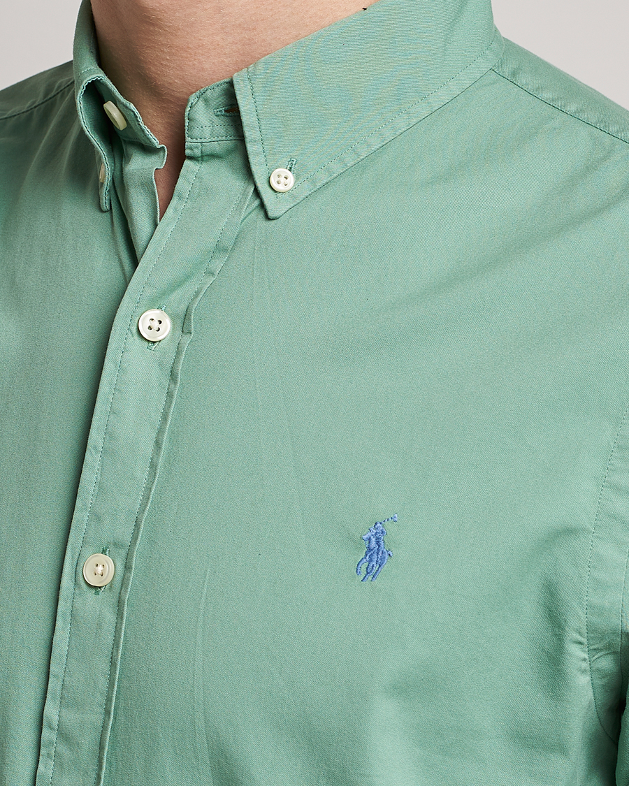 Herr | Skjortor | Polo Ralph Lauren | Slim Fit Twill Shirt Faded Mint