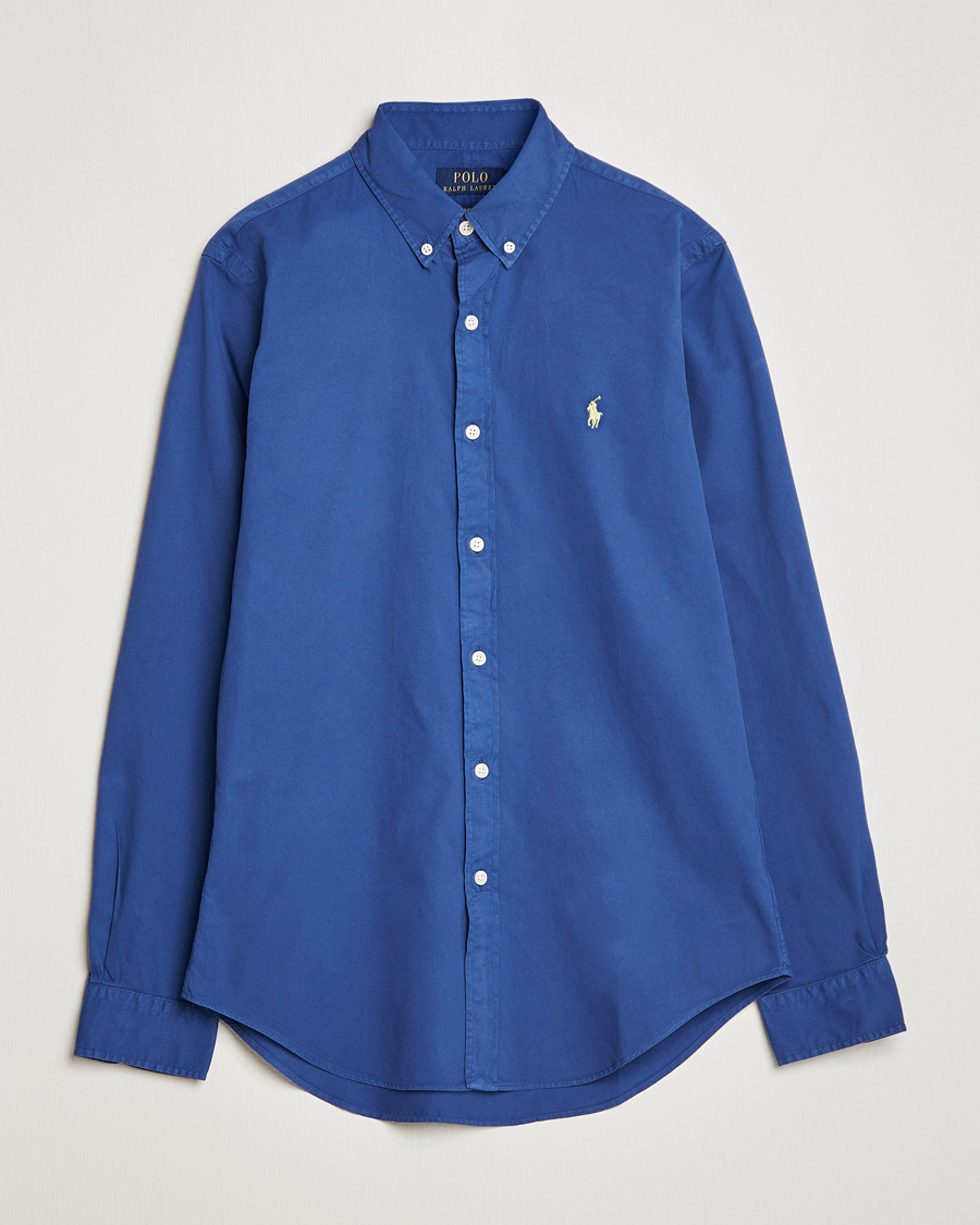 Herr | Skjortor | Polo Ralph Lauren | Slim Fit Brushed Twill Shirt Royal Navy