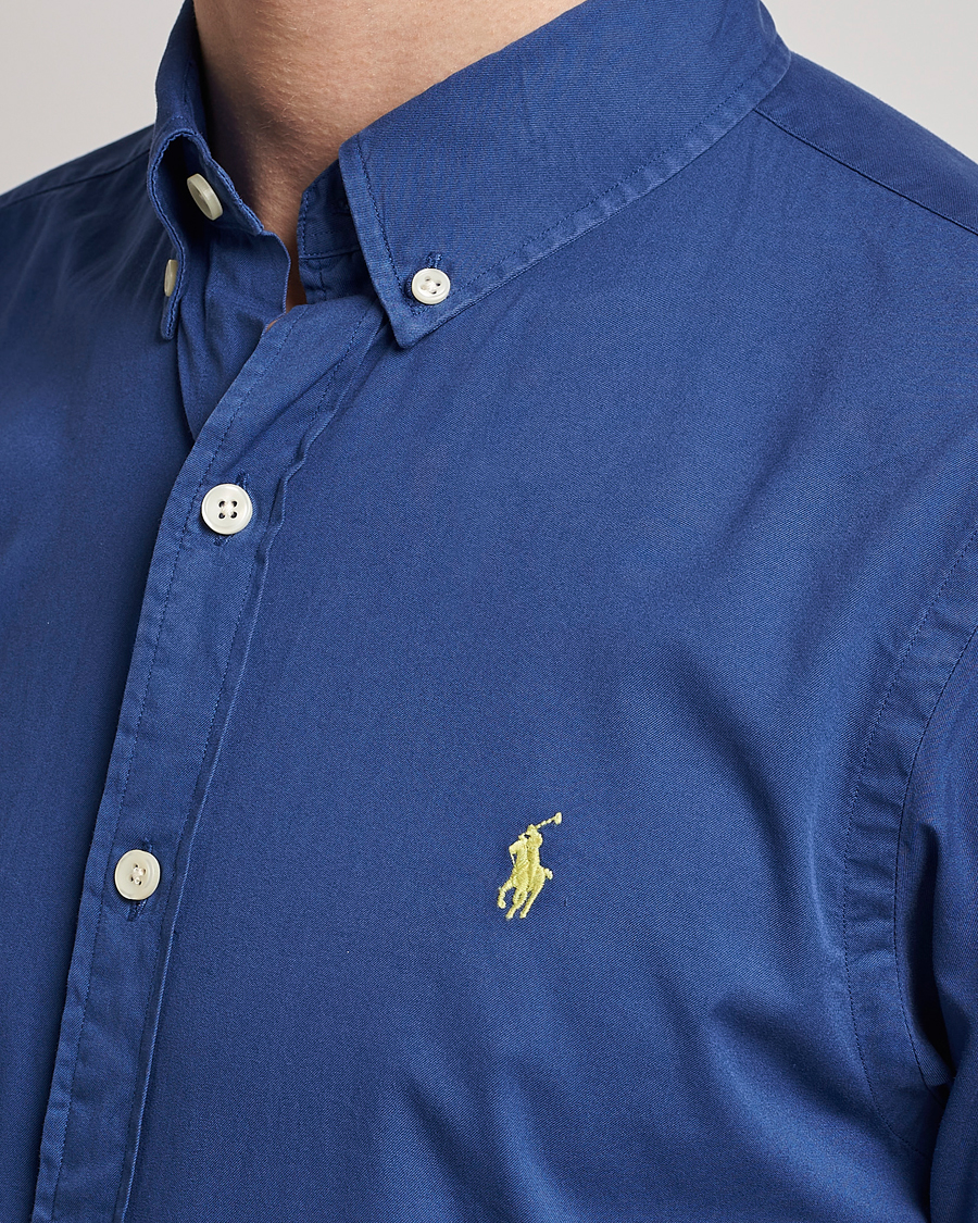 Herr | Skjortor | Polo Ralph Lauren | Slim Fit Brushed Twill Shirt Royal Navy