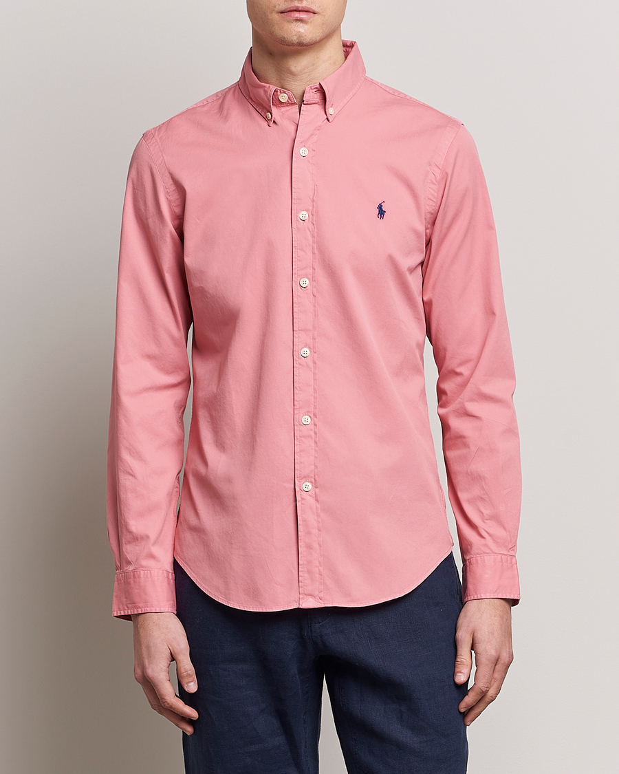 Herr | Skjortor | Polo Ralph Lauren | Slim Fit Brushed Twill Shirt Desert Rose