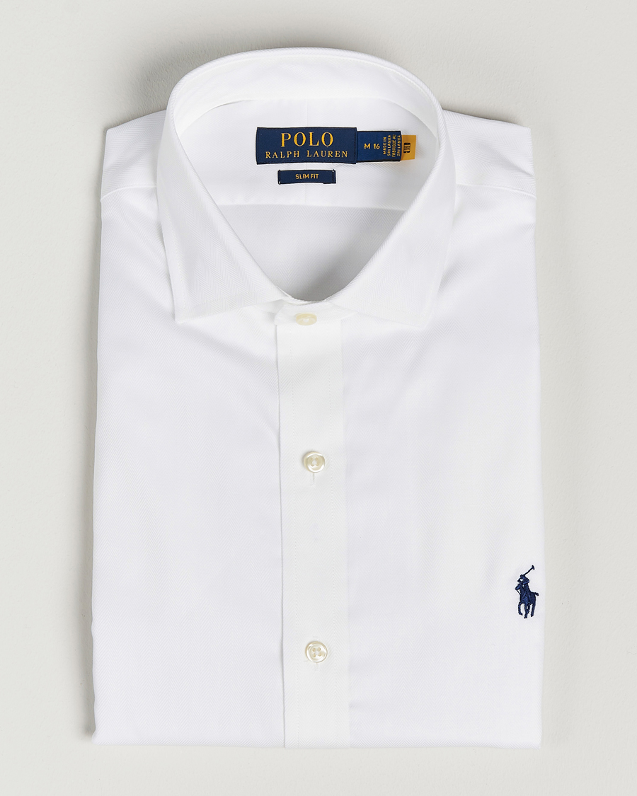 Herr | Skjortor | Polo Ralph Lauren | Slim Fit Dress Shirt White