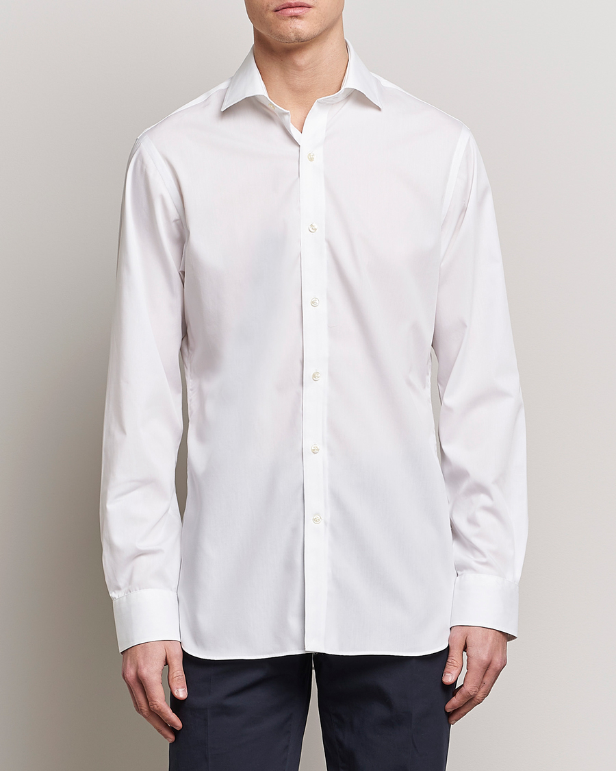 Herr | Skjortor | Polo Ralph Lauren | Slim Fit Poplin Dress Shirt White