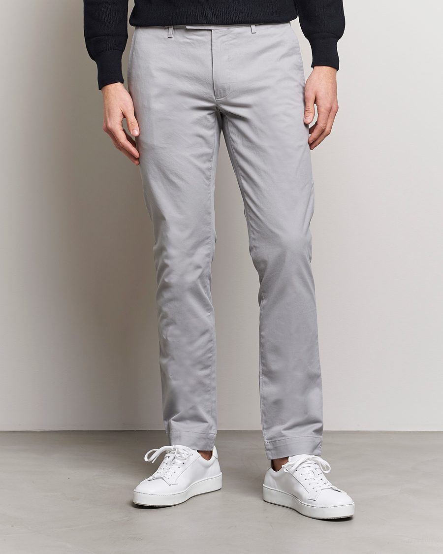 Herr | Byxor | Polo Ralph Lauren | Slim Fit Stretch Chinos Soft Grey