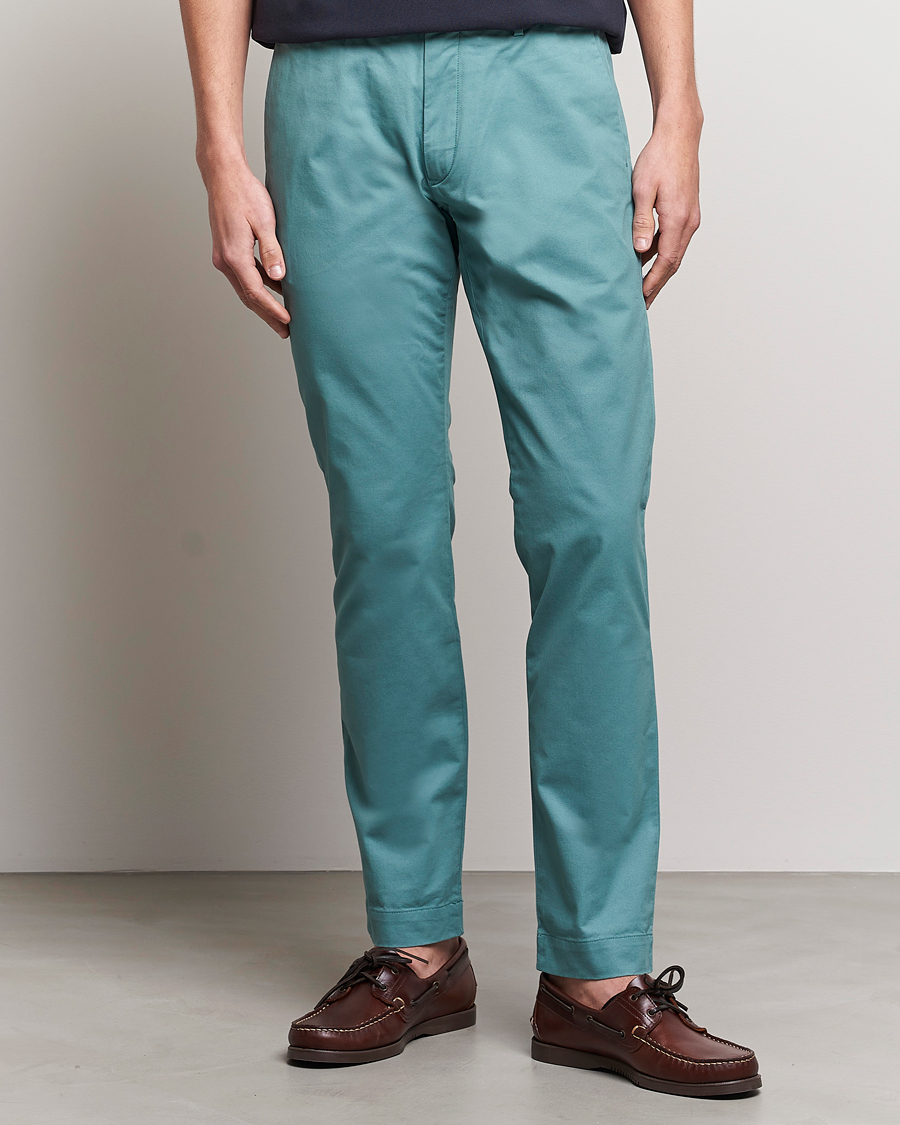 Herr | Byxor | Polo Ralph Lauren | Slim Fit Stretch Chinos Greenscape