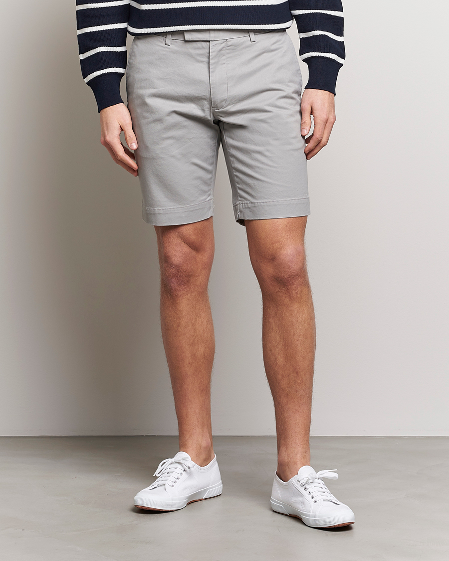 Herr | Shorts | Polo Ralph Lauren | Tailored Slim Fit Shorts Grey Fog