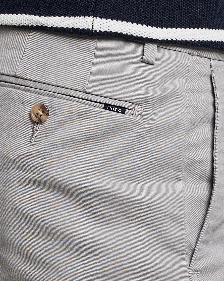 Herr | Shorts | Polo Ralph Lauren | Tailored Slim Fit Shorts Grey Fog