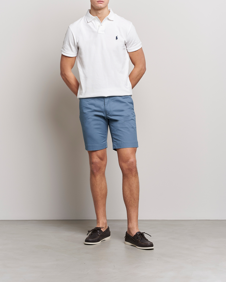 Herr | Shorts | Polo Ralph Lauren | Tailored Slim Fit Shorts Anchor Blue