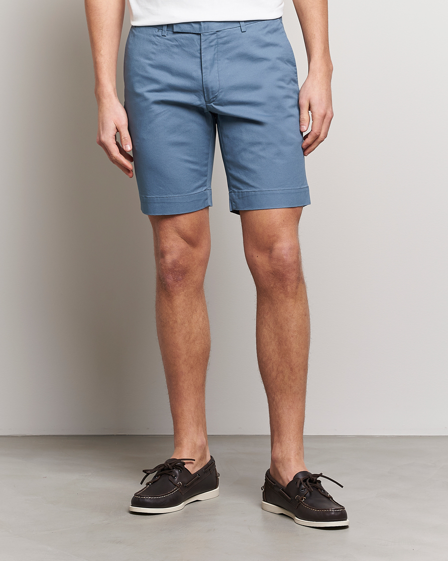 Herr | Chinosshorts | Polo Ralph Lauren | Tailored Slim Fit Shorts Anchor Blue