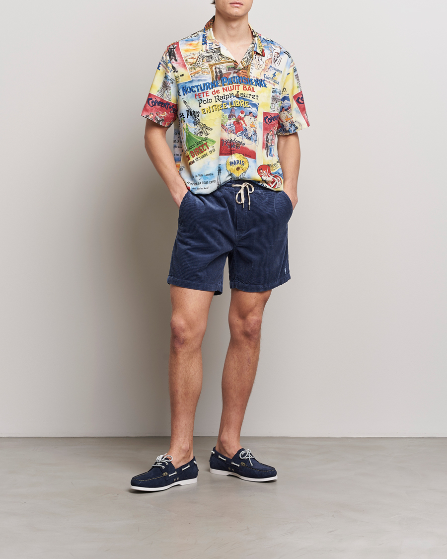 Herr | Shorts | Polo Ralph Lauren | Prepster Corduroy Drawstring Shorts Boston Navy