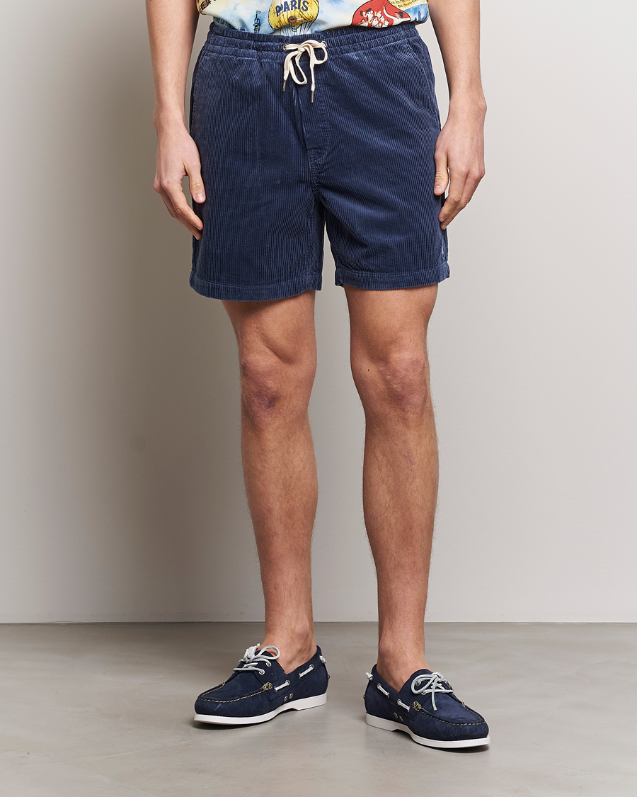Herr | Kläder | Polo Ralph Lauren | Prepster Corduroy Drawstring Shorts Boston Navy