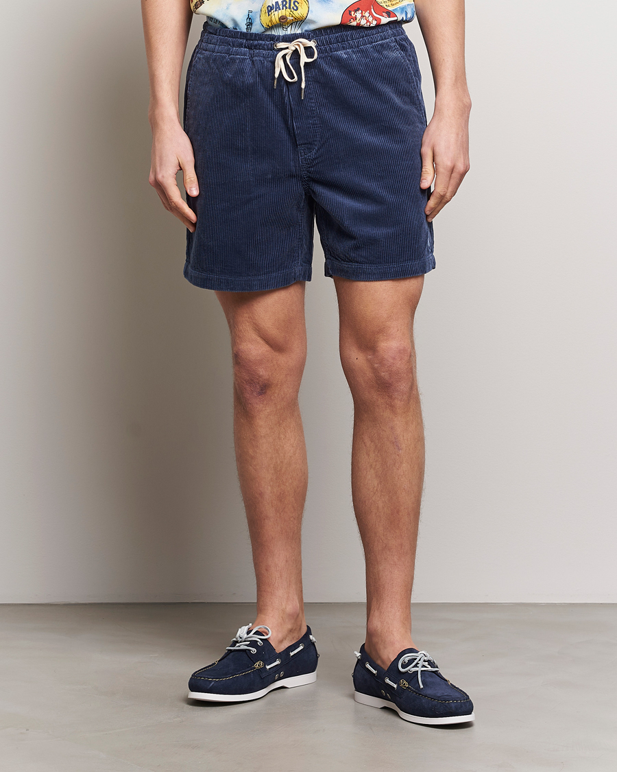 Herr | Shorts | Polo Ralph Lauren | Prepster Corduroy Drawstring Shorts Boston Navy