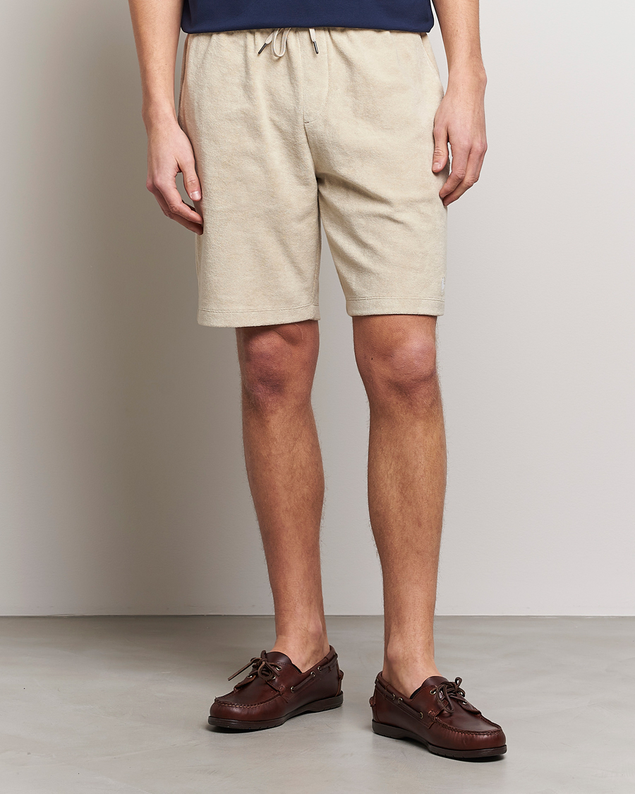 Herr | Shorts | Polo Ralph Lauren | Cotton Terry Drawstring Shorts Spring Beige