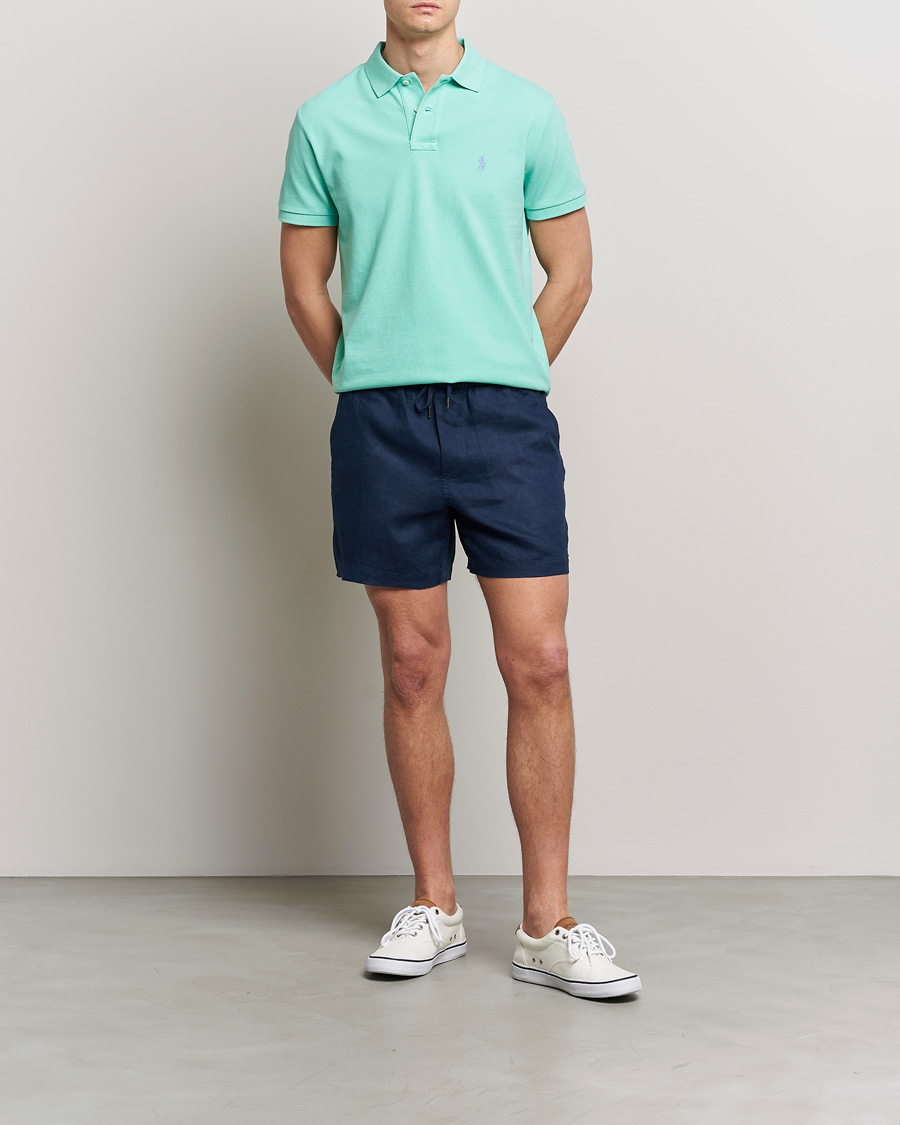 Herr | Shorts | Polo Ralph Lauren | Prepster Linen Drawstring Shorts Newport Navy