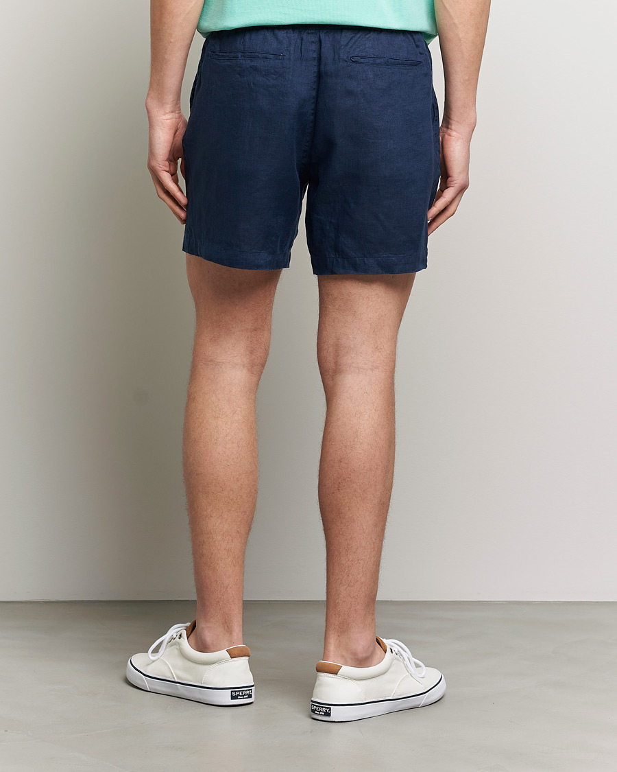 Herr | Shorts | Polo Ralph Lauren | Prepster Linen Drawstring Shorts Newport Navy
