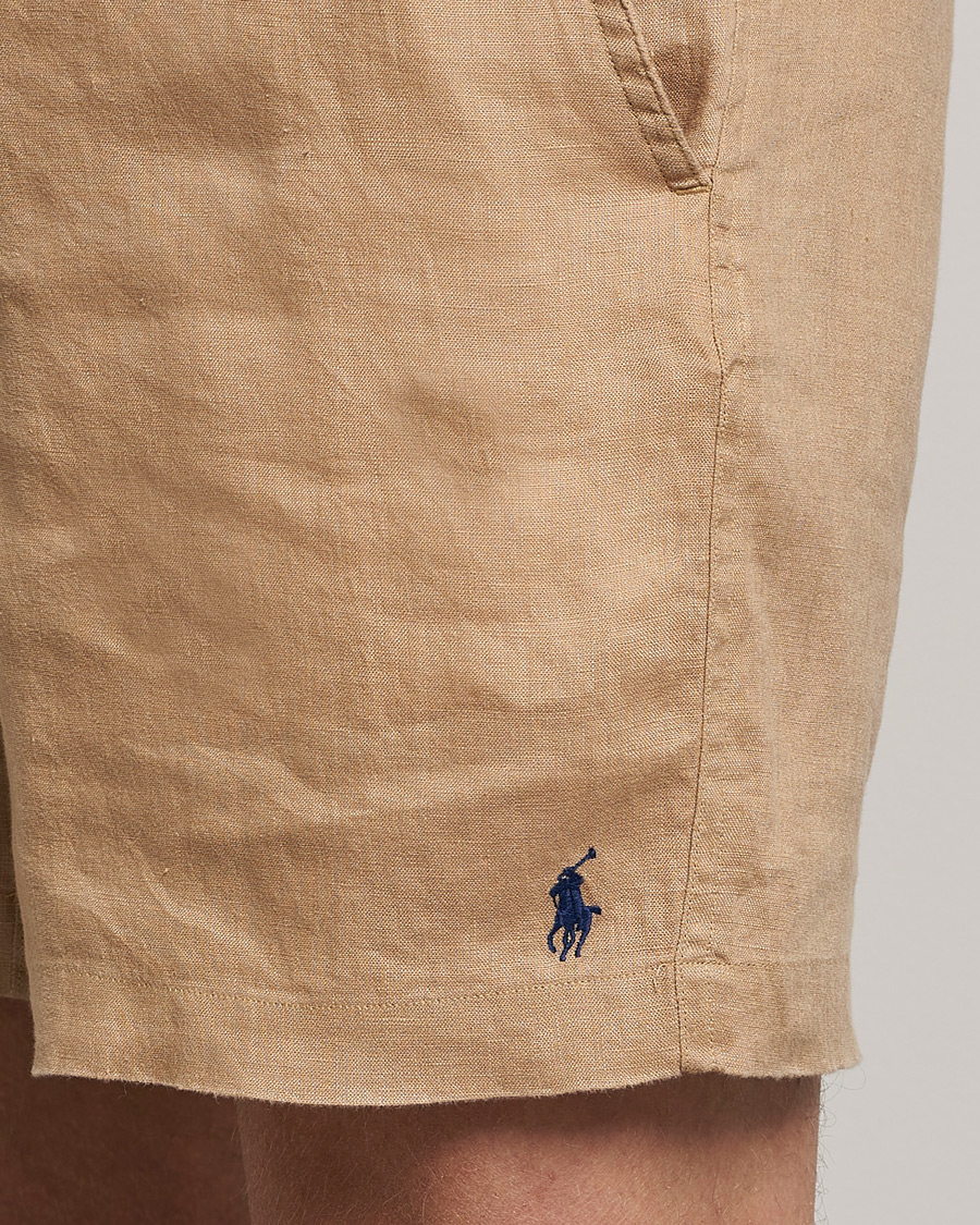 Herr | Shorts | Polo Ralph Lauren | Prepster Linen Drawstring Shorts Vintage Khaki