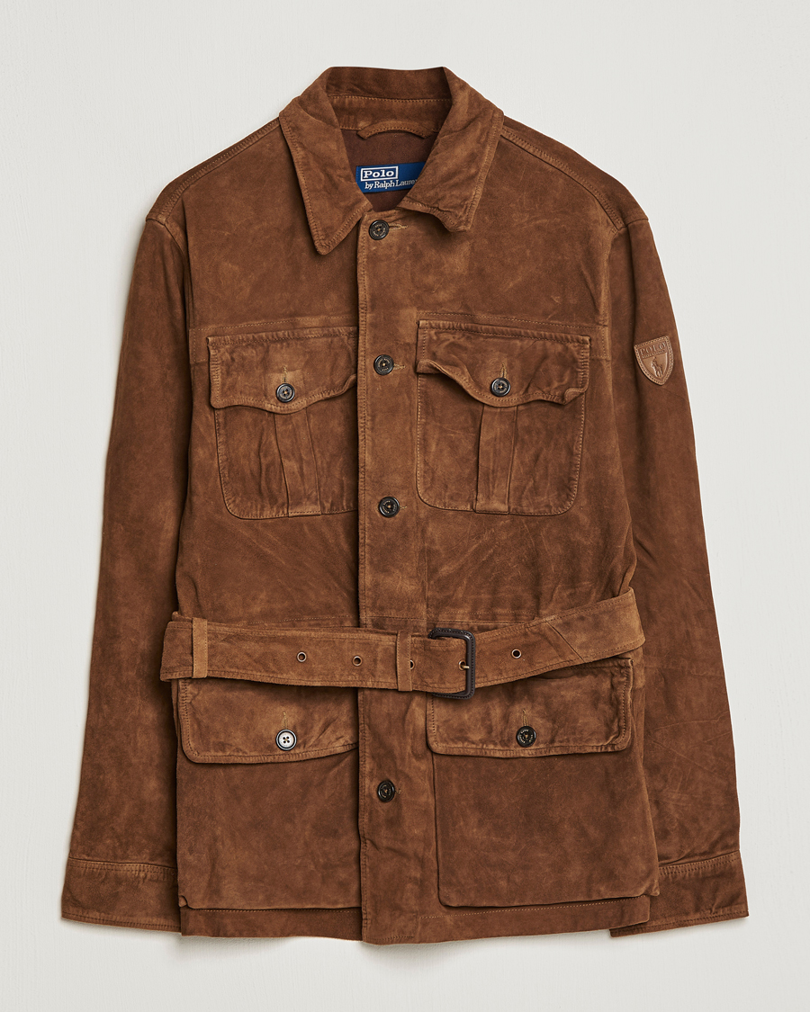 Herr | Jackor | Polo Ralph Lauren | Safari Suede Field Jacket Smith Brown