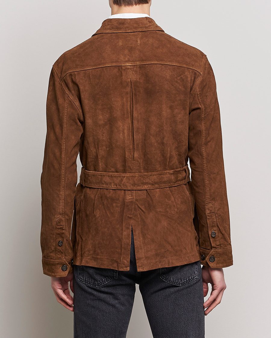 Herr | Jackor | Polo Ralph Lauren | Safari Suede Field Jacket Smith Brown