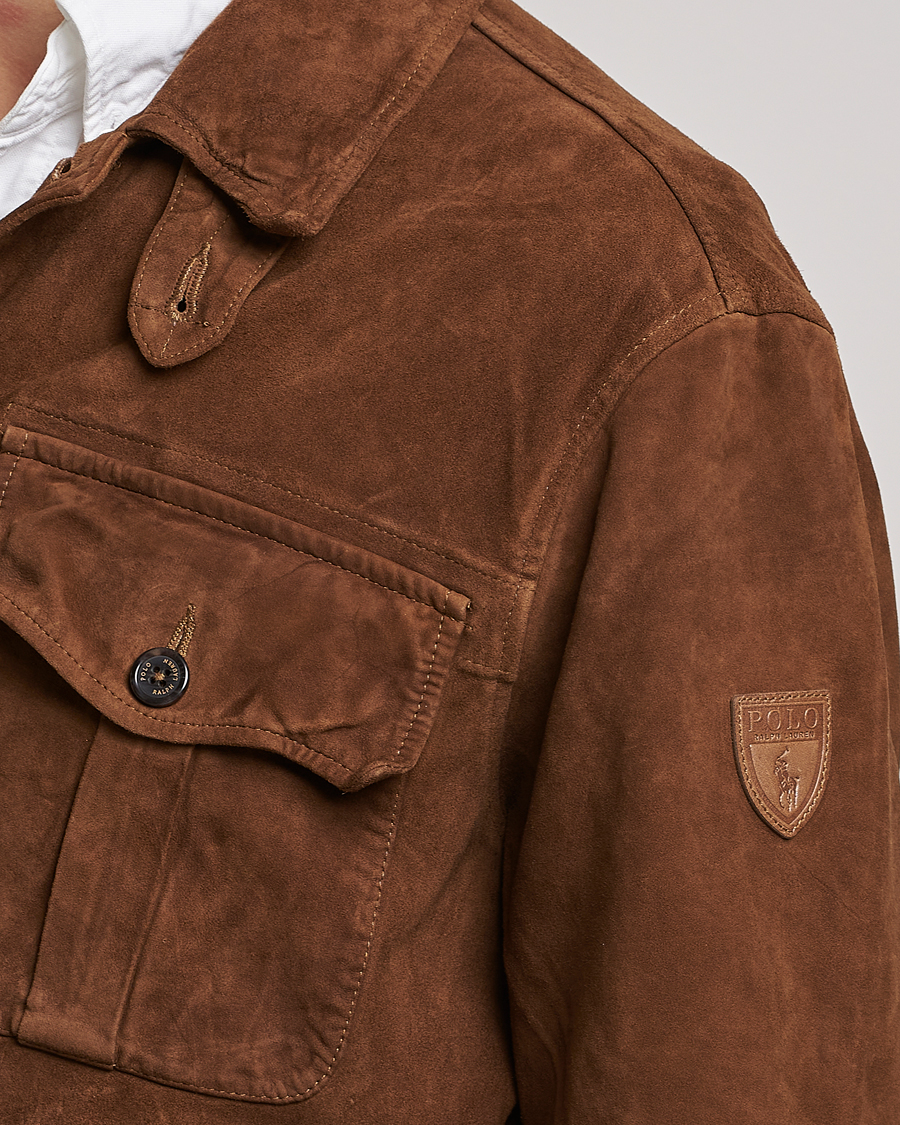 Herr | Jackor | Polo Ralph Lauren | Safari Suede Field Jacket Smith Brown