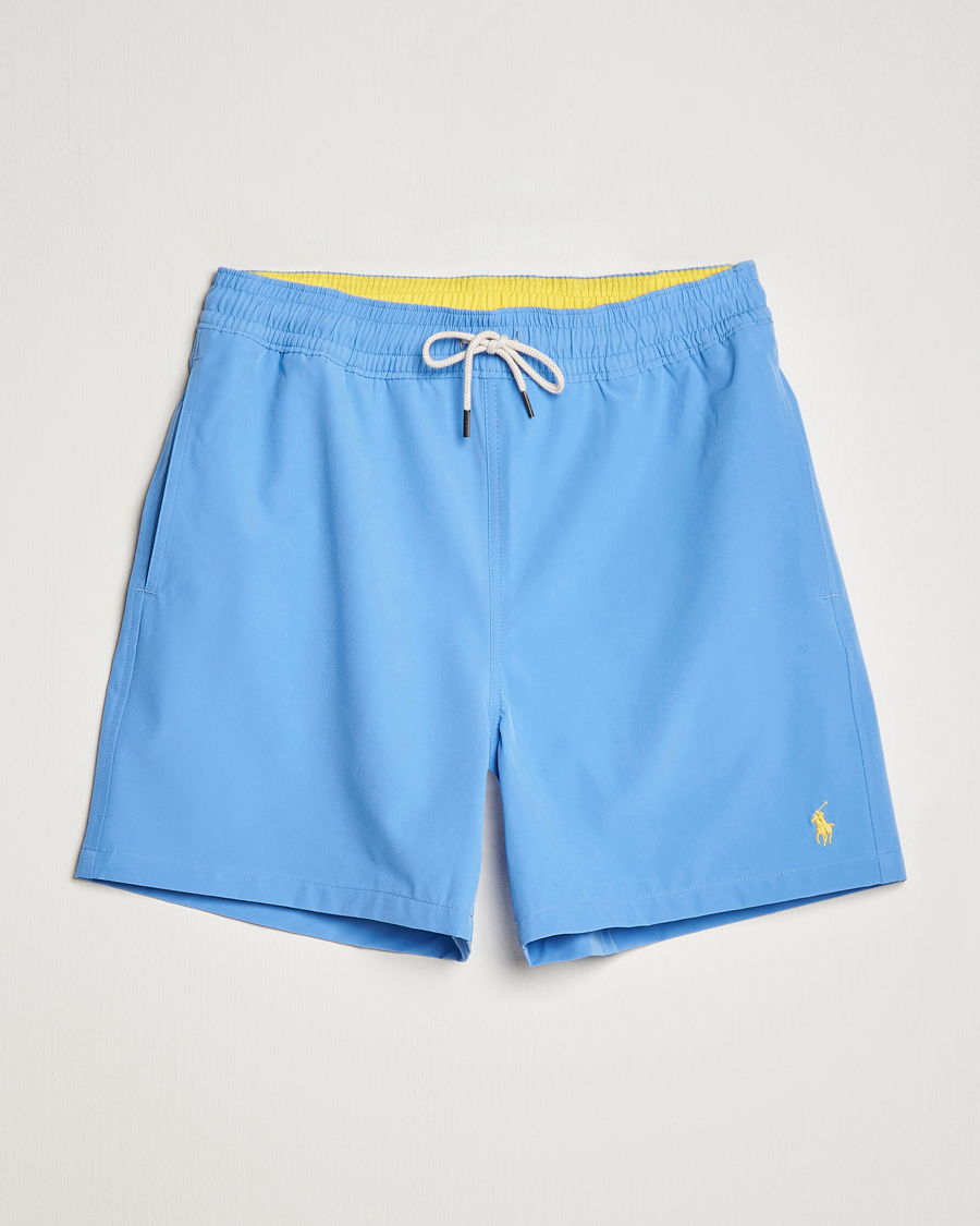 Herr | Badbyxor | Polo Ralph Lauren | Recyceled Traveler Boxer Swimshorts Harbor Island Blue