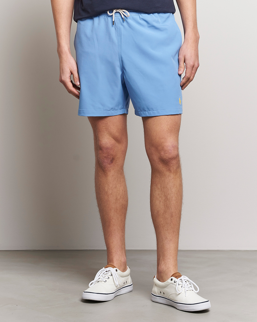 Herr | | Polo Ralph Lauren | Recyceled Traveler Boxer Swimshorts Harbor Island Blue