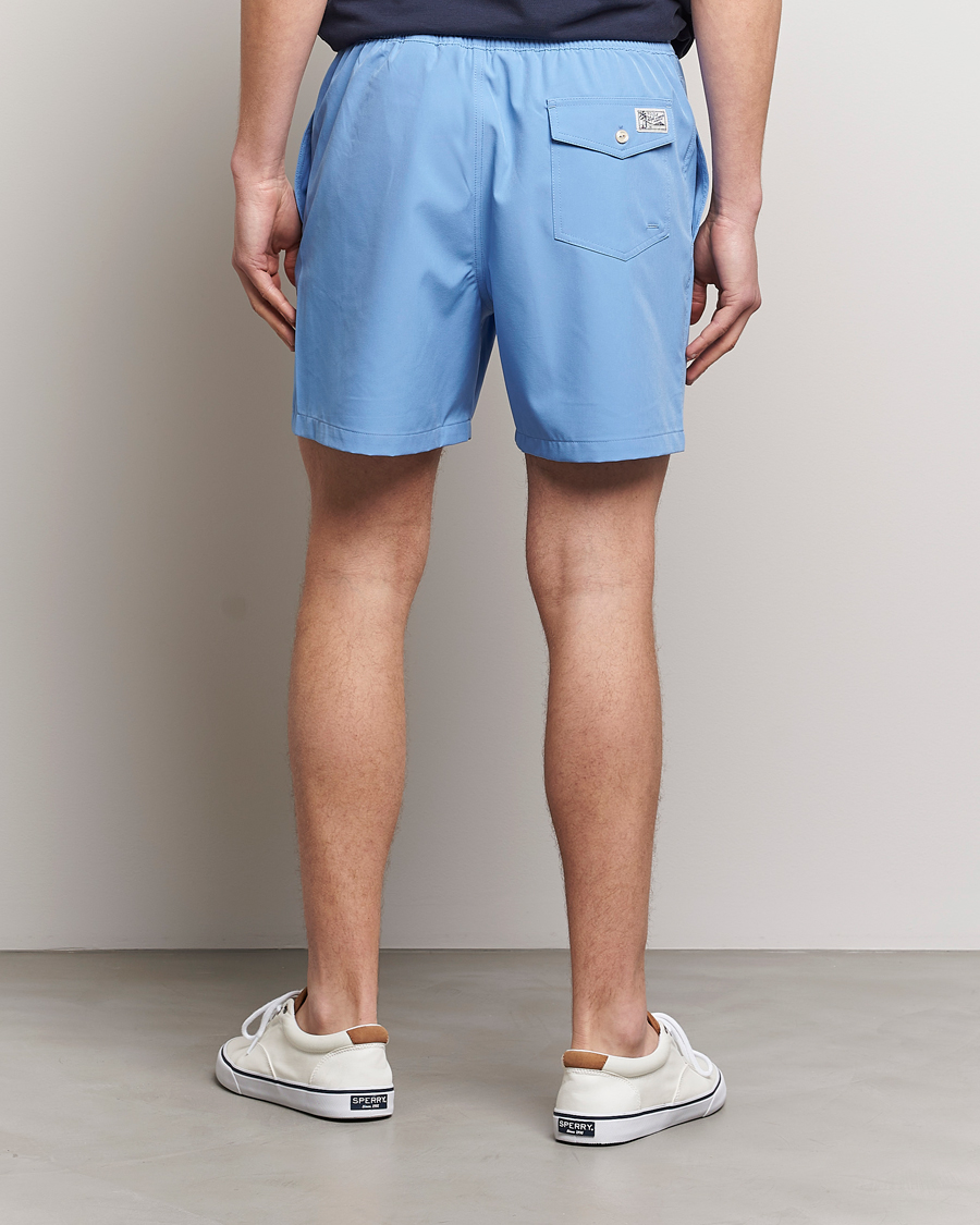 Herr | Badbyxor | Polo Ralph Lauren | Recyceled Traveler Boxer Swimshorts Harbor Island Blue