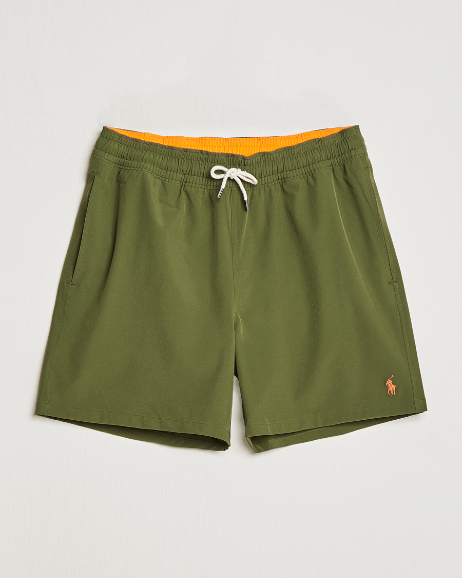 Herr | Badbyxor | Polo Ralph Lauren | Recyceled Traveler Boxer Swimshorts Supply Olive