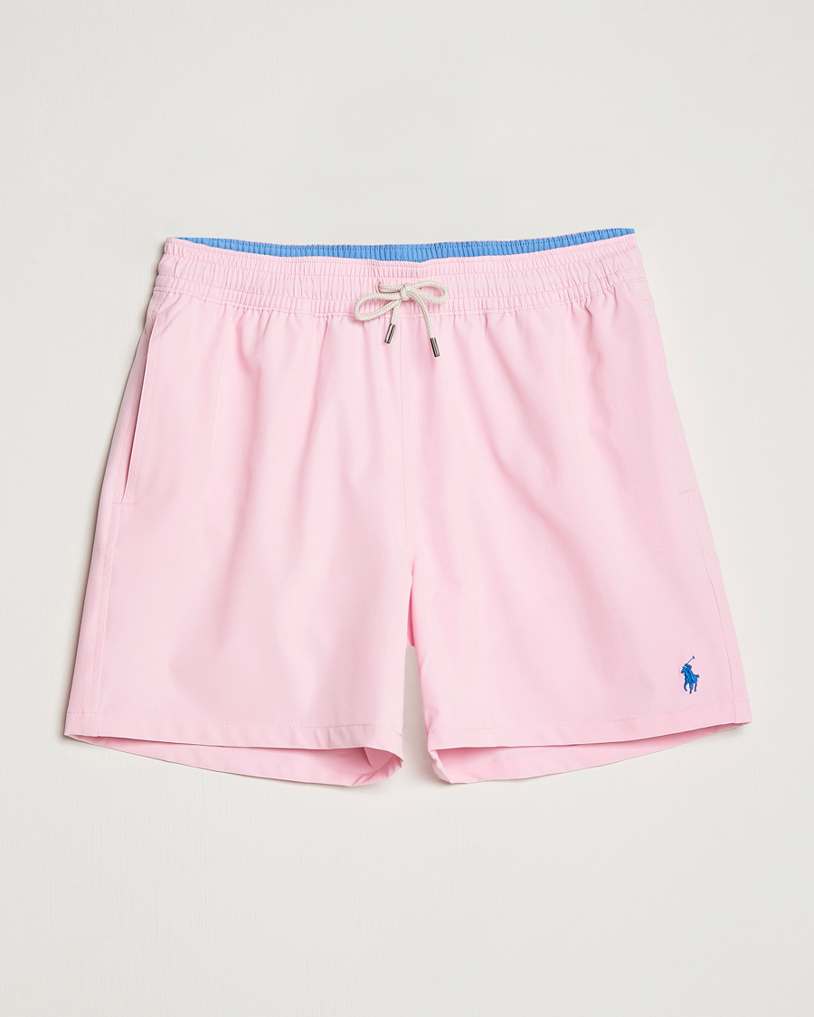 Herr | Badbyxor | Polo Ralph Lauren | Recyceled Traveler Boxer Swimshorts Carmel Pink
