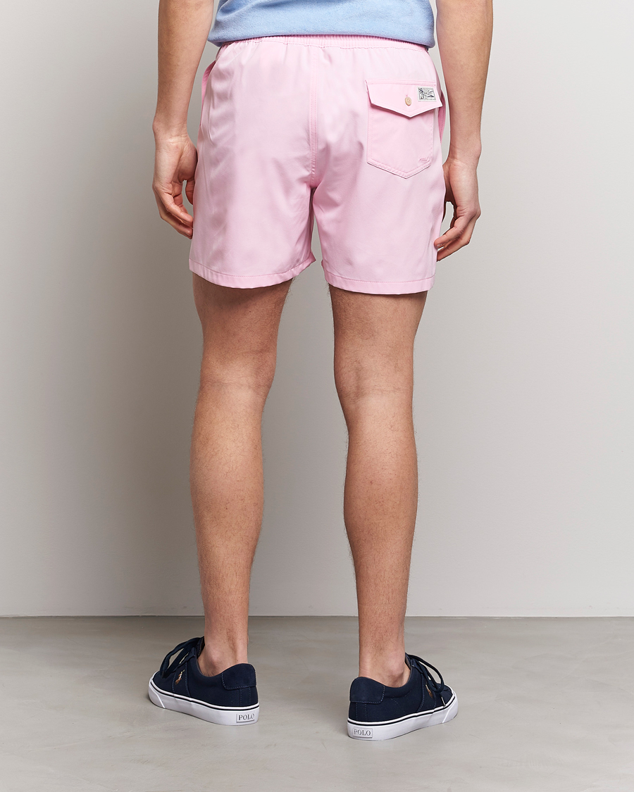 Herr | Badbyxor | Polo Ralph Lauren | Recyceled Traveler Boxer Swimshorts Carmel Pink
