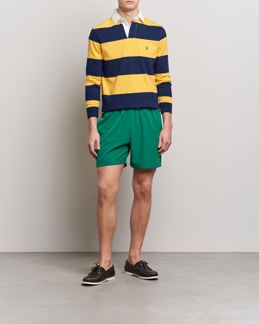Herr | Badbyxor | Polo Ralph Lauren | Recyceled Traveler Boxer Swimshorts Primary Green
