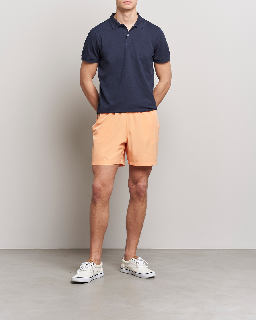 Herr | Badbyxor | Polo Ralph Lauren | Recyceled Traveler Boxer Swimshorts Fair Orange