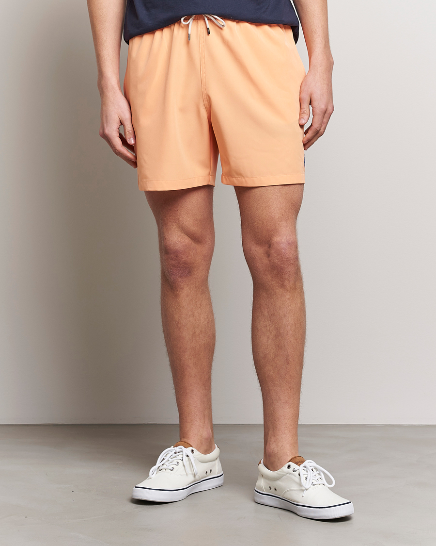 Herr | Badbyxor | Polo Ralph Lauren | Recyceled Traveler Boxer Swimshorts Fair Orange