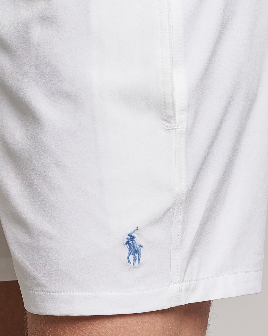 Herr | Badbyxor | Polo Ralph Lauren | Recycled Slim Traveler Swimshorts White