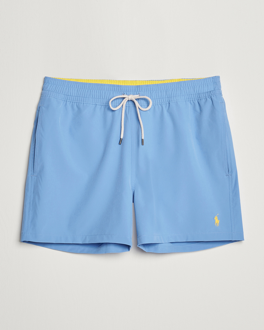 Herr | Badbyxor | Polo Ralph Lauren | Recycled Slim Traveler Swimshorts Harbor Island Blue
