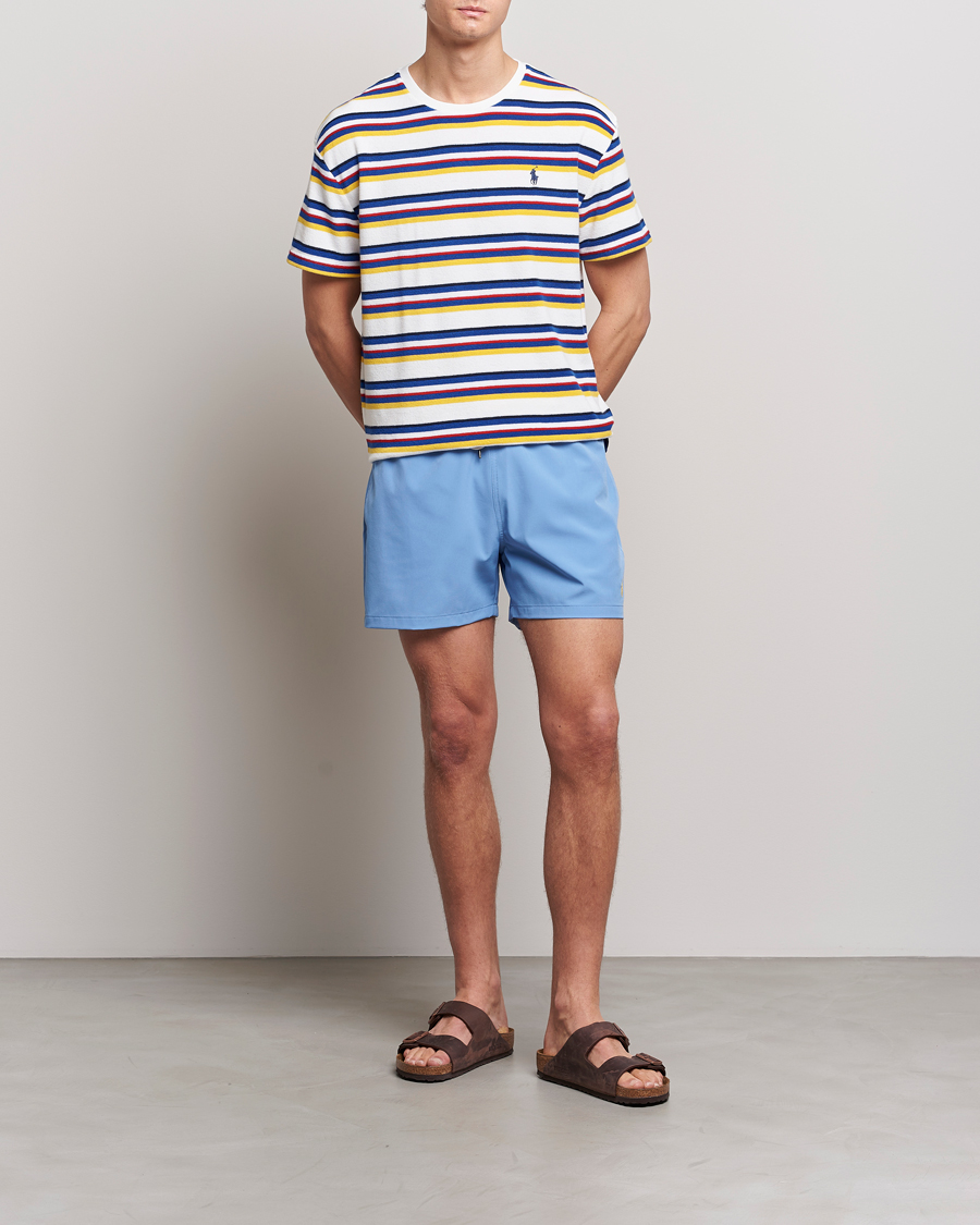 Herr | Badbyxor | Polo Ralph Lauren | Recycled Slim Traveler Swimshorts Harbor Island Blue