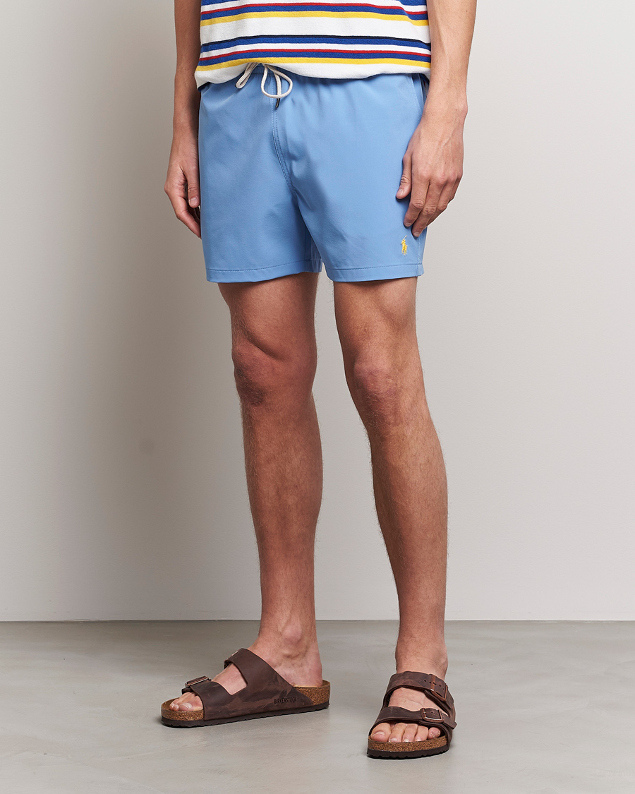 Herr | Badbyxor | Polo Ralph Lauren | Recycled Slim Traveler Swimshorts Harbor Island Blue