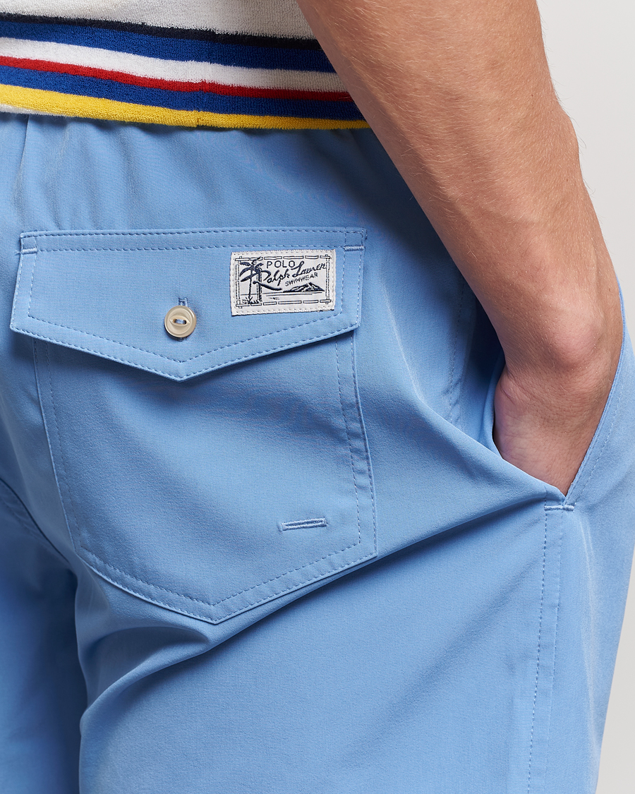 Herr | Badbyxor | Polo Ralph Lauren | Recycled Slim Traveler Swimshorts Harbor Island Blue