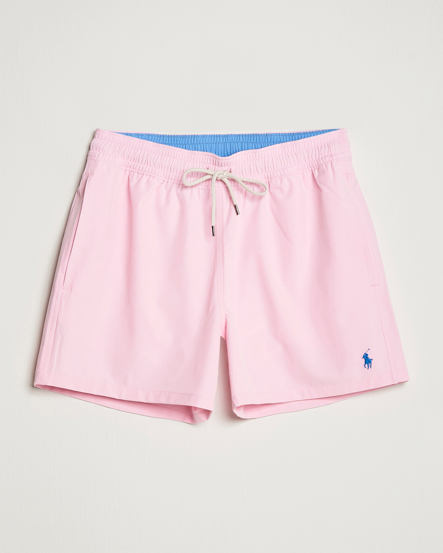 Herr | Badbyxor | Polo Ralph Lauren | Recycled Slim Traveler Swimshorts Carmel Pink