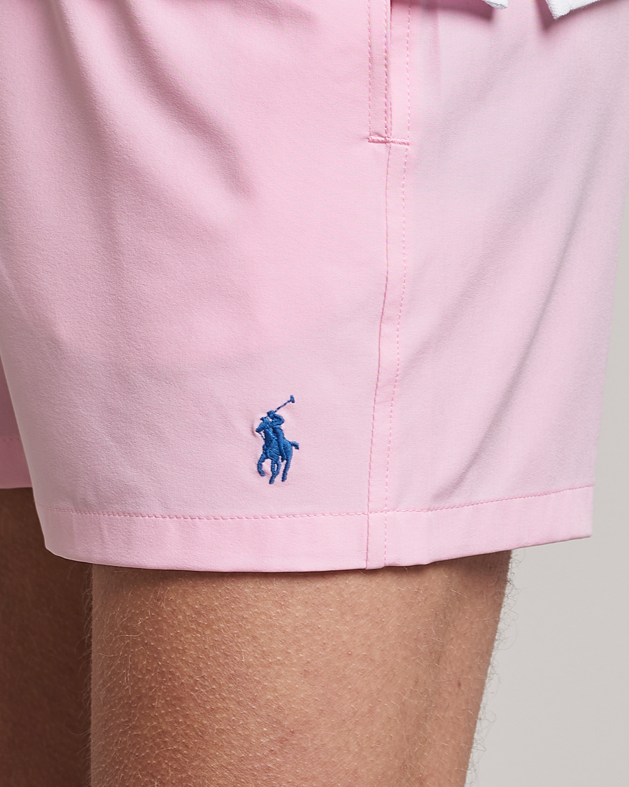Herr | Badbyxor | Polo Ralph Lauren | Recycled Slim Traveler Swimshorts Carmel Pink