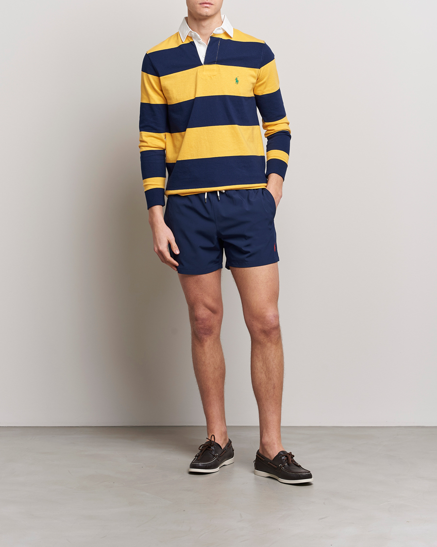 Herr | Badbyxor | Polo Ralph Lauren | Recycled Slim Traveler Swimshorts Newport Navy