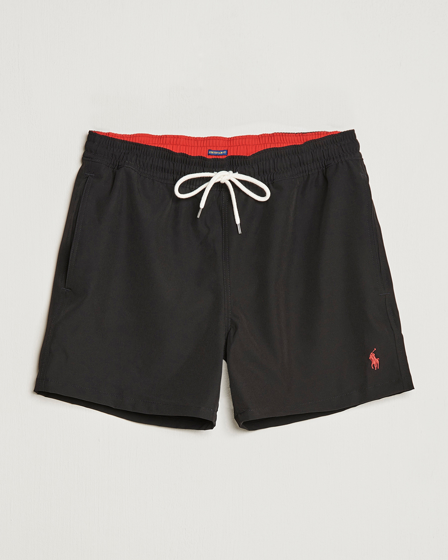 Herr | Badbyxor | Polo Ralph Lauren | Recycled Slim Traveler Swimshorts Black