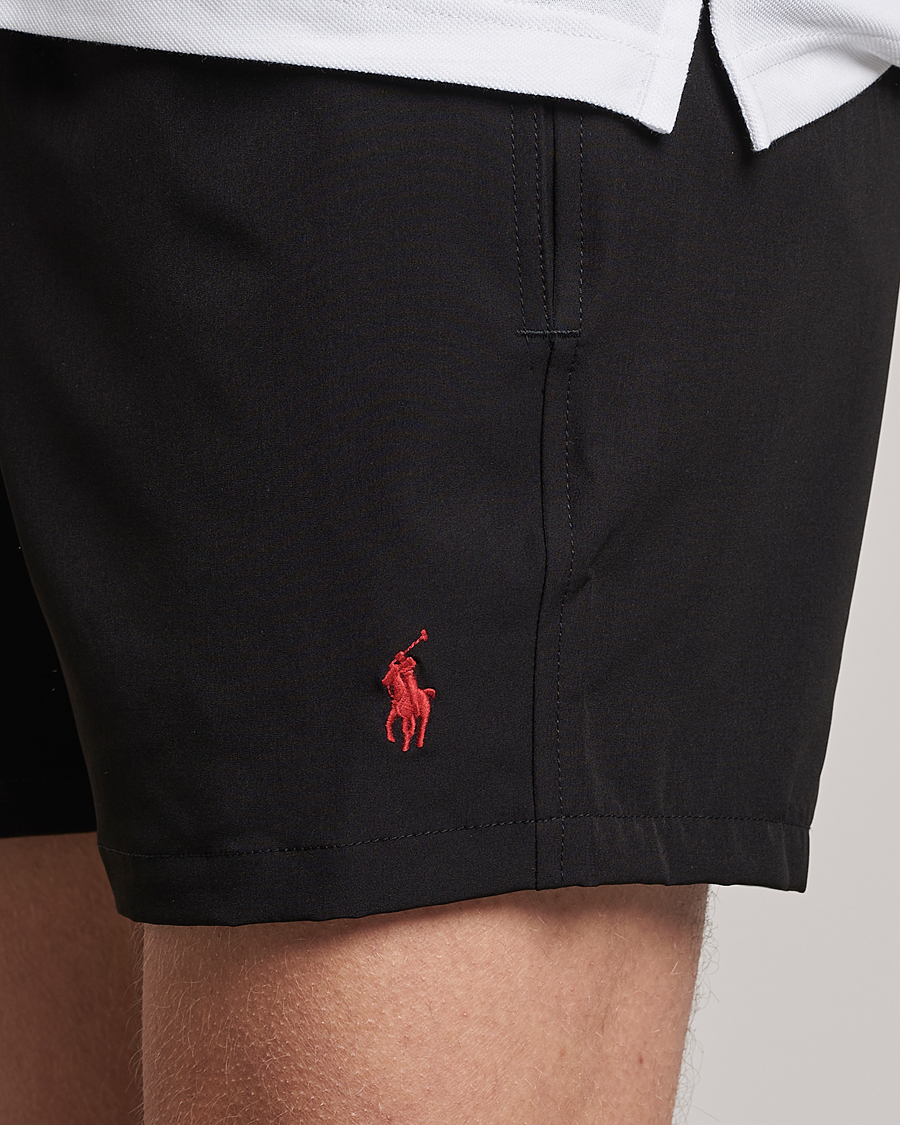 Herr | Badbyxor | Polo Ralph Lauren | Recycled Slim Traveler Swimshorts Black