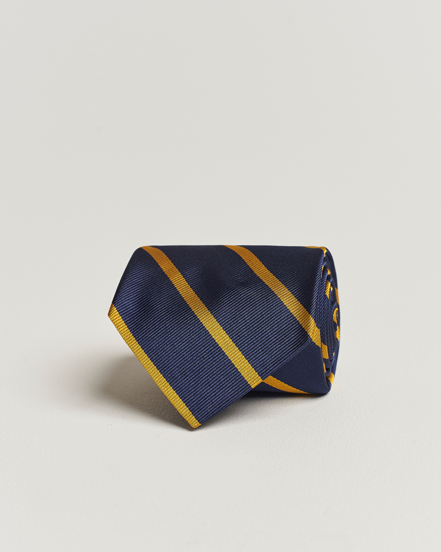 Herr | Slipsar | Polo Ralph Lauren | Striped Tie Navy/Gold