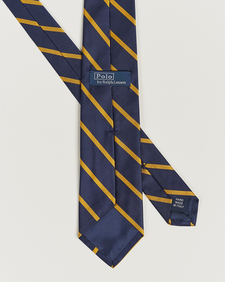 Herr | Accessoarer | Polo Ralph Lauren | Striped Tie Navy/Gold