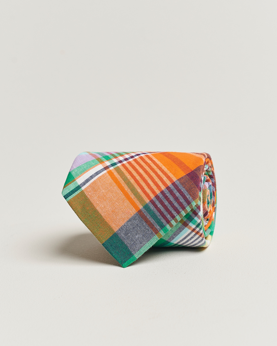 Herr | Polo Ralph Lauren Preppy Madras Checked Tie Multi | Polo Ralph Lauren | Preppy Madras Checked Tie Multi